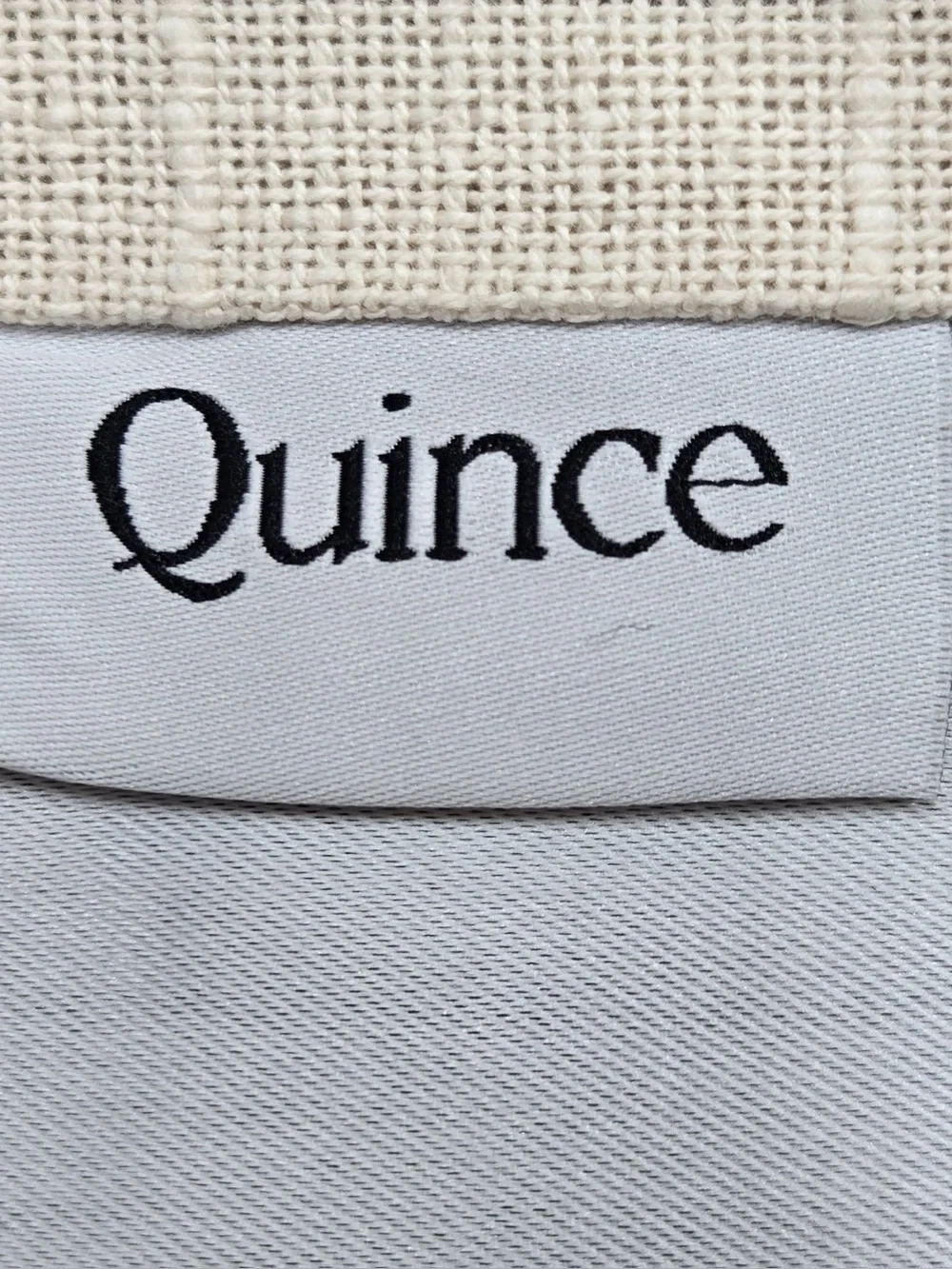 QUINCE Set Of 2 48x96 Cotton Slub Blackout Curtains Natural 0729